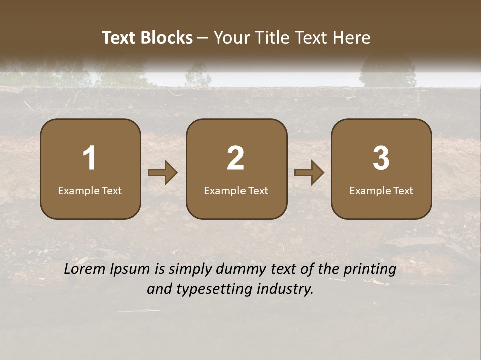 A Water Source With A Tree In The Background PowerPoint Template