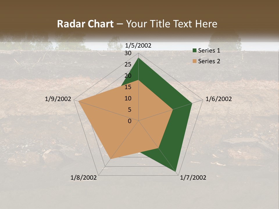 A Water Source With A Tree In The Background PowerPoint Template