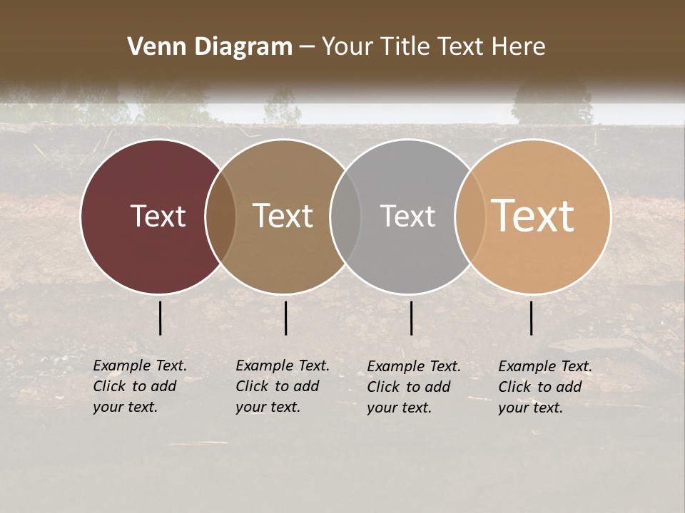 A Water Source With A Tree In The Background PowerPoint Template
