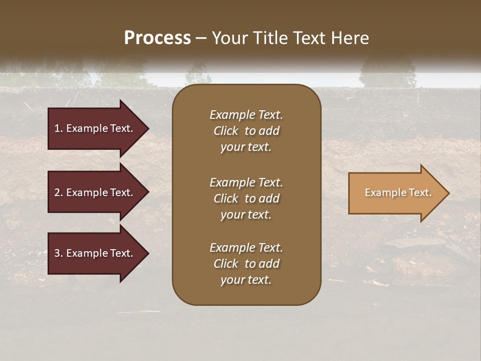 A Water Source With A Tree In The Background PowerPoint Template