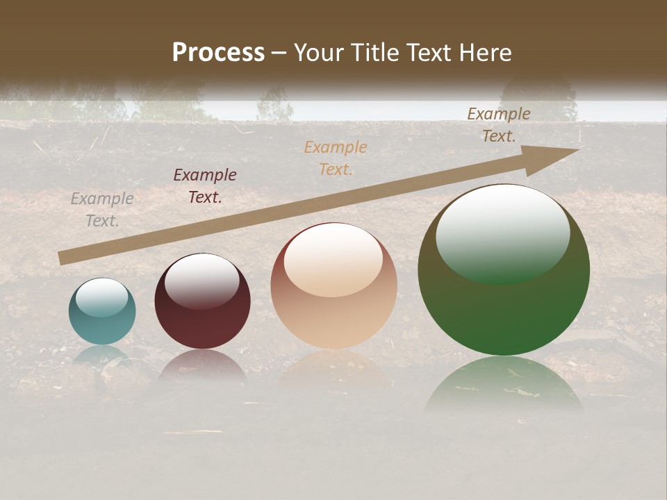 A Water Source With A Tree In The Background PowerPoint Template