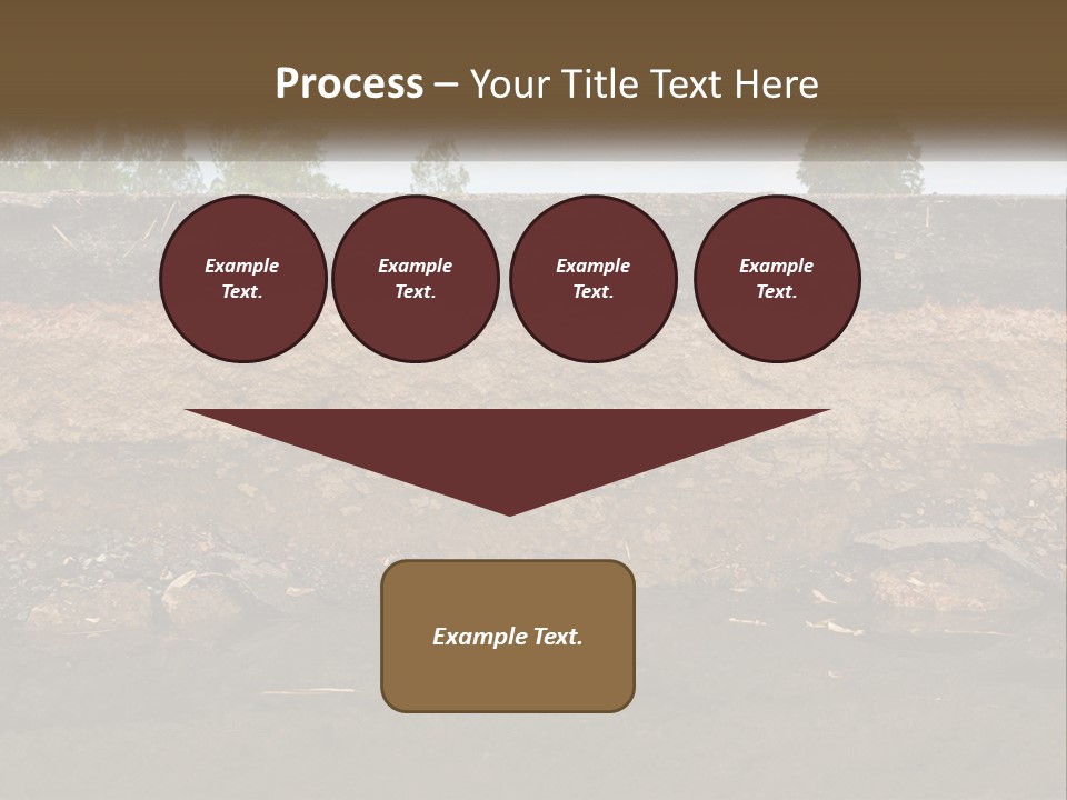 A Water Source With A Tree In The Background PowerPoint Template