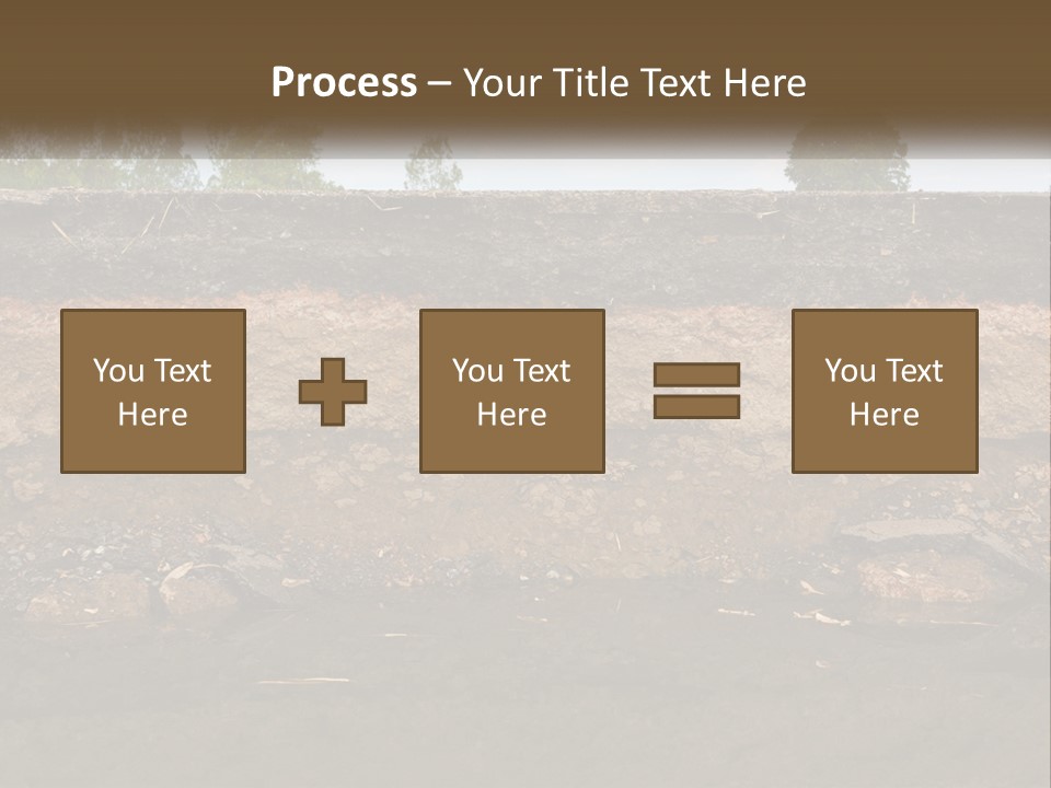 A Water Source With A Tree In The Background PowerPoint Template