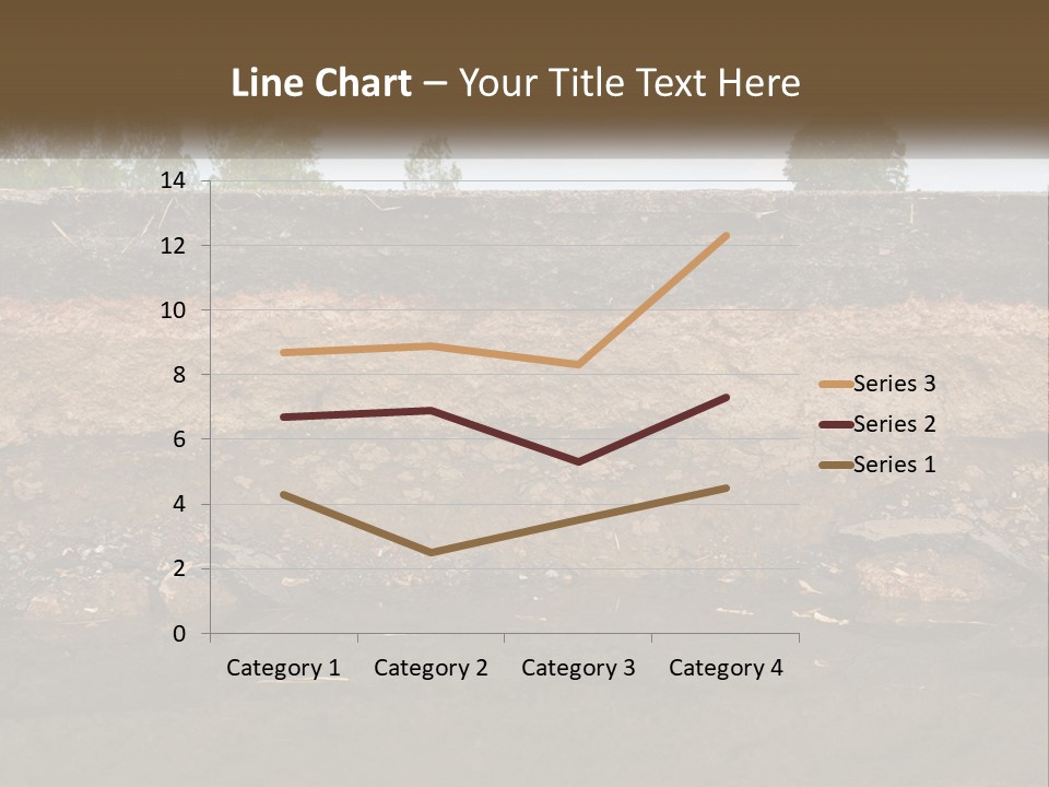 A Water Source With A Tree In The Background PowerPoint Template