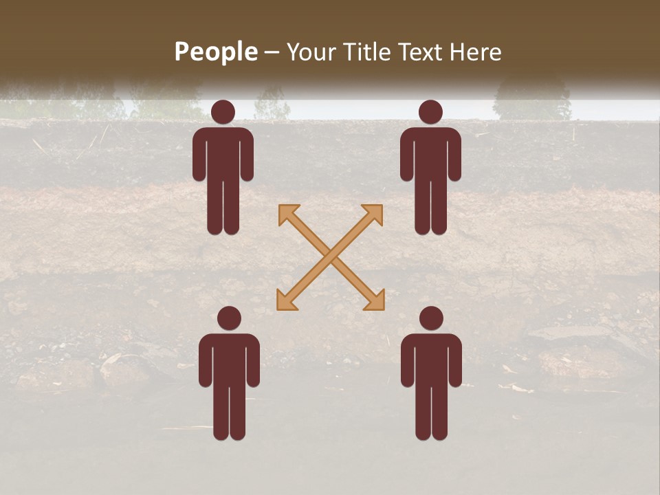 A Water Source With A Tree In The Background PowerPoint Template