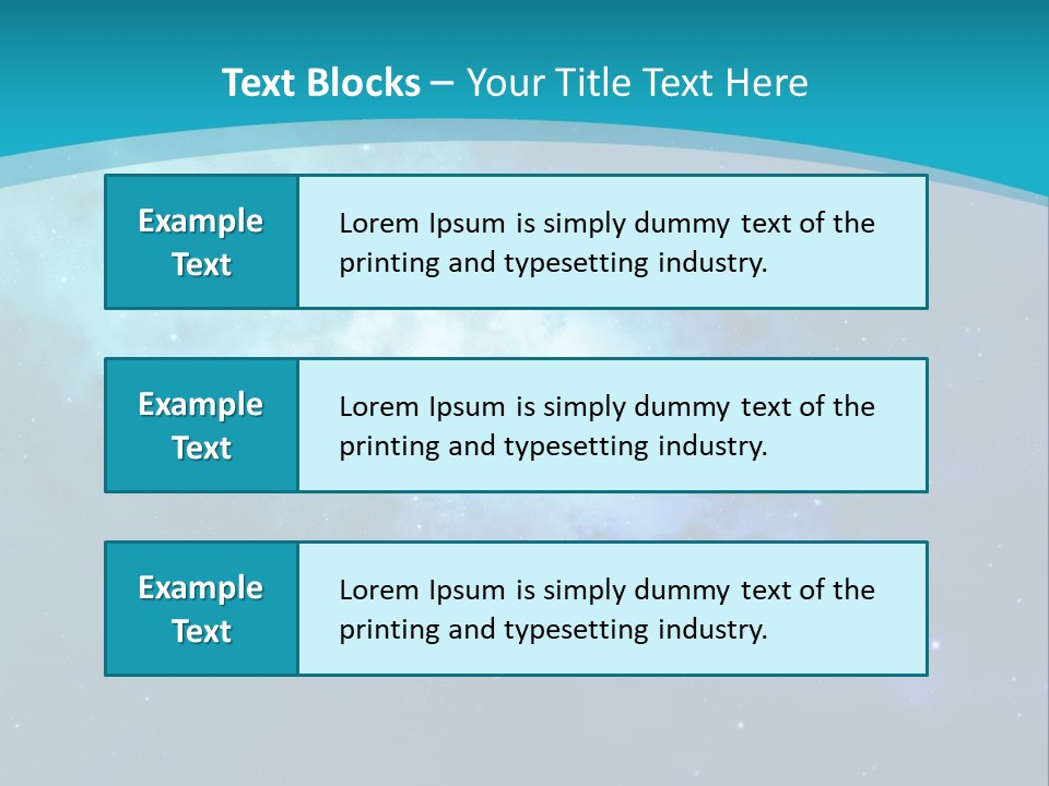 A Blue And Purple Background With Stars In The Sky PowerPoint Template