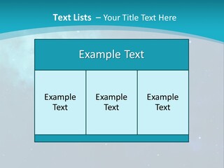 A Blue And Purple Background With Stars In The Sky PowerPoint Template