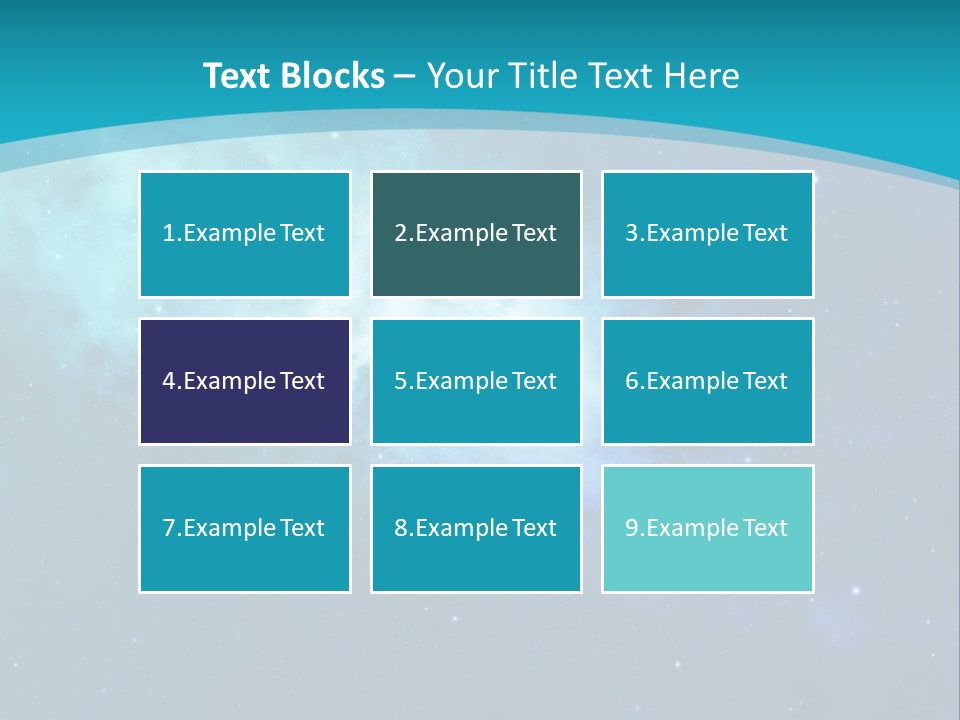 A Blue And Purple Background With Stars In The Sky PowerPoint Template