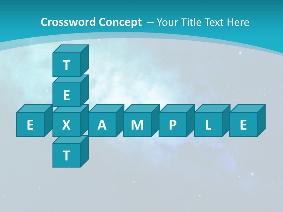 A Blue And Purple Background With Stars In The Sky PowerPoint Template