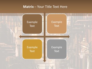 A City Street With Buildings And A Dome On Top PowerPoint Template