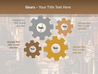 A City Street With Buildings And A Dome On Top PowerPoint Template