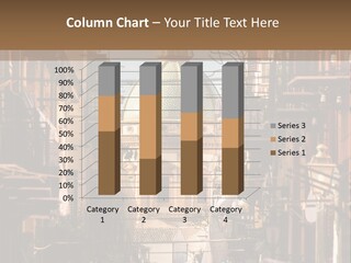 A City Street With Buildings And A Dome On Top PowerPoint Template