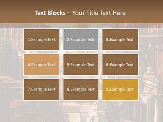 A City Street With Buildings And A Dome On Top PowerPoint Template
