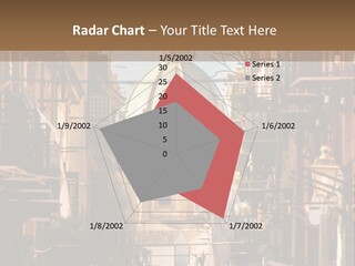 A City Street With Buildings And A Dome On Top PowerPoint Template
