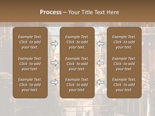 A City Street With Buildings And A Dome On Top PowerPoint Template