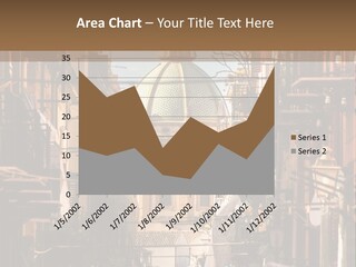 A City Street With Buildings And A Dome On Top PowerPoint Template