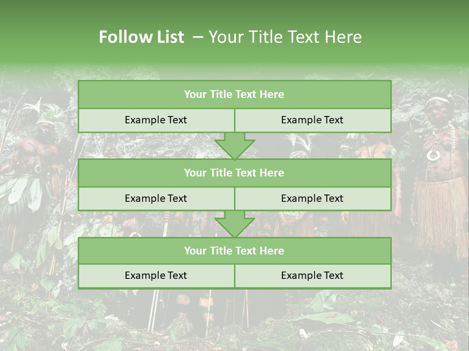 A Group Of Native People Standing In Front Of A Cave PowerPoint Template