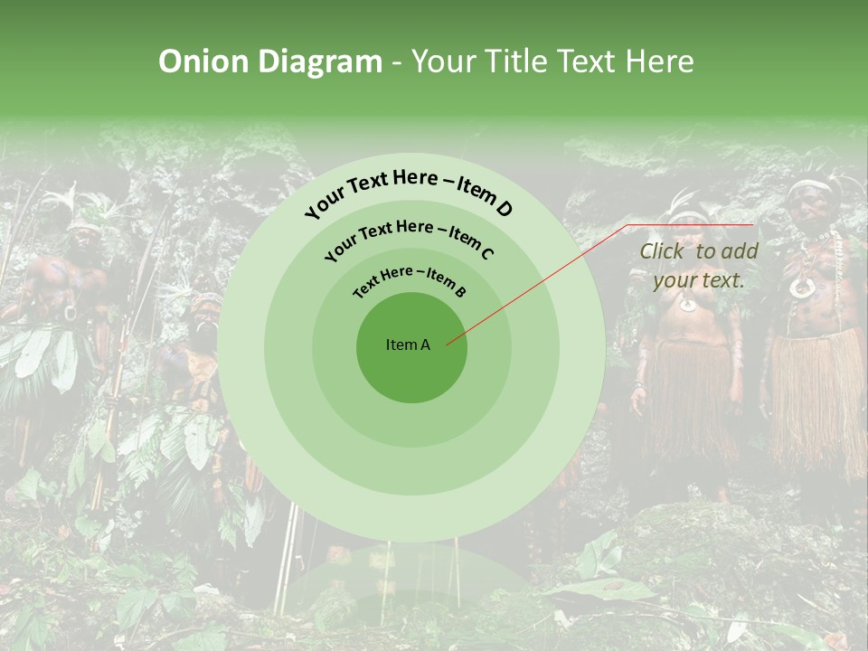 A Group Of Native People Standing In Front Of A Cave PowerPoint Template