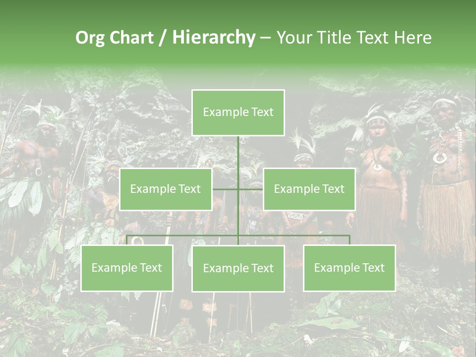 A Group Of Native People Standing In Front Of A Cave PowerPoint Template