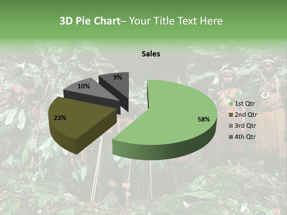 A Group Of Native People Standing In Front Of A Cave PowerPoint Template