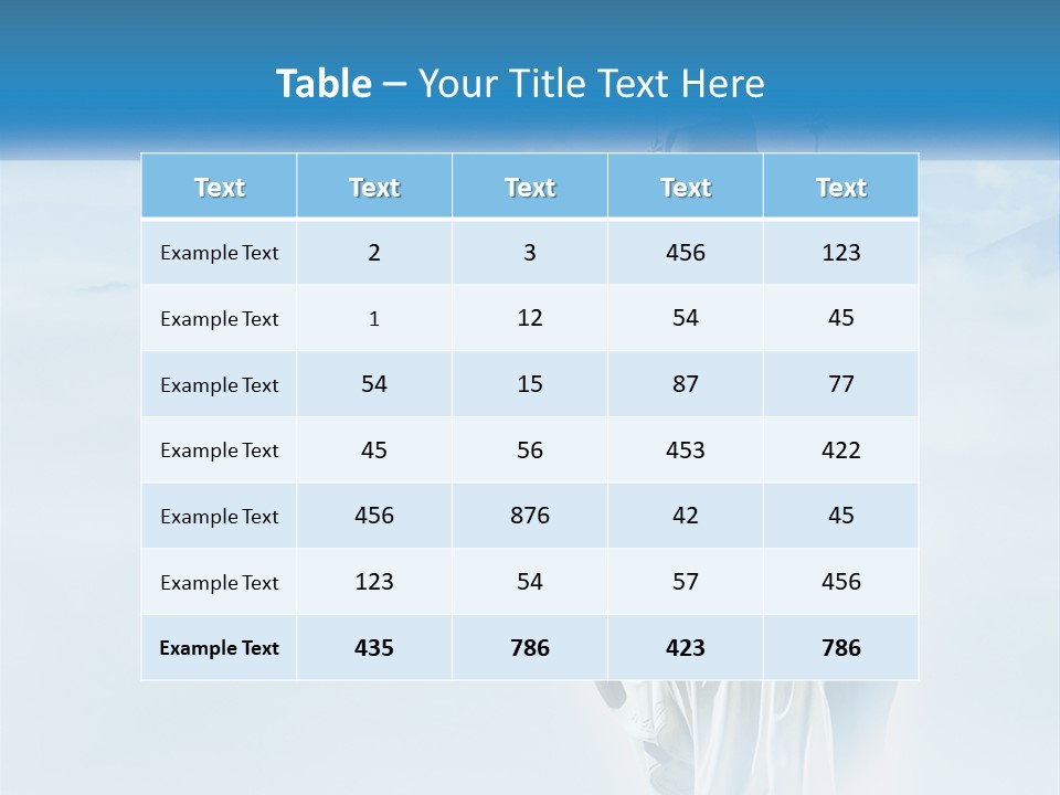 A Statue With A Crown Of Flowers On Top Of It PowerPoint Template