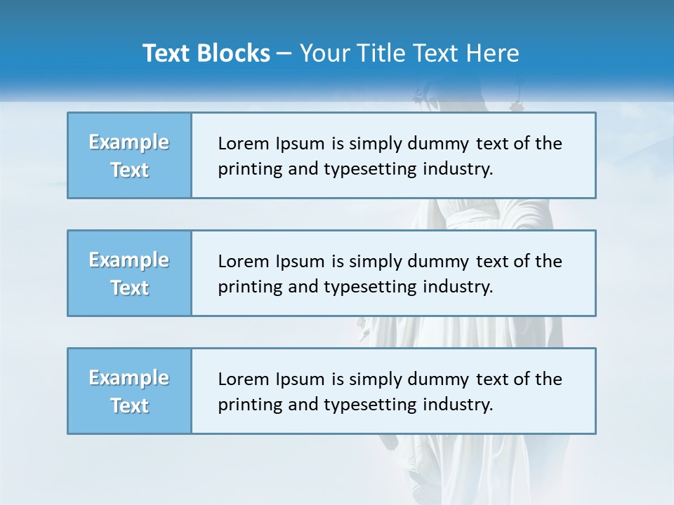 A Statue With A Crown Of Flowers On Top Of It PowerPoint Template