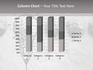 A Light Bulb With Crumpled Paper On It PowerPoint Template