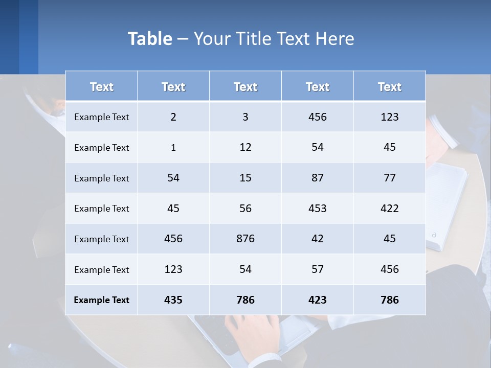 A Group Of People Sitting Around A Table Working On A Laptop PowerPoint Template