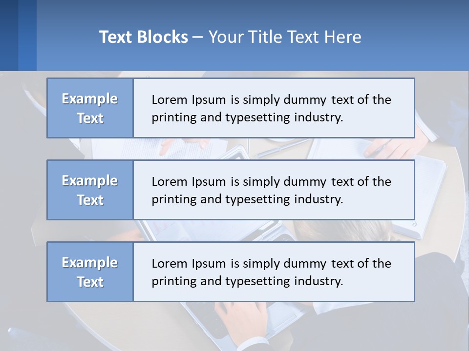 A Group Of People Sitting Around A Table Working On A Laptop PowerPoint Template
