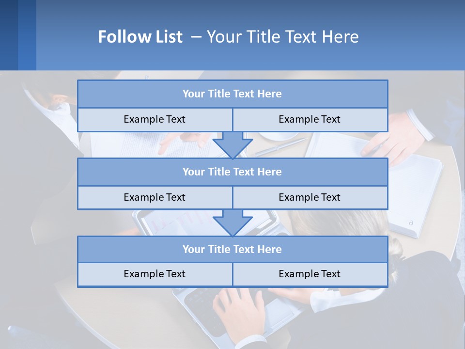 A Group Of People Sitting Around A Table Working On A Laptop PowerPoint Template