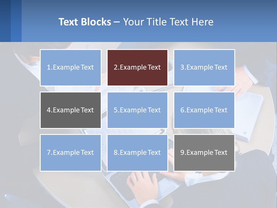 A Group Of People Sitting Around A Table Working On A Laptop PowerPoint Template