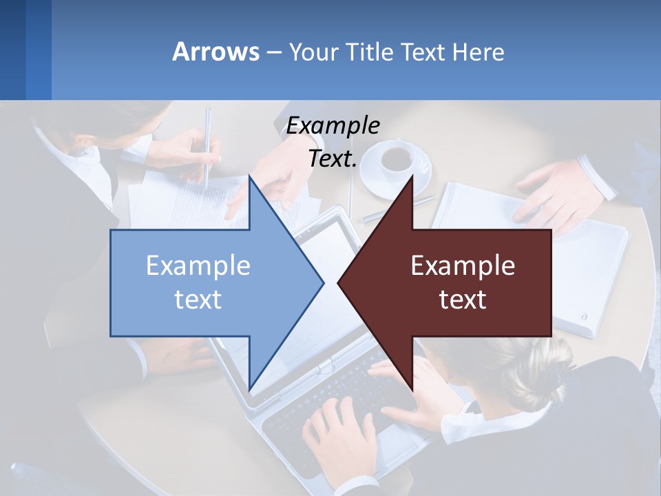 A Group Of People Sitting Around A Table Working On A Laptop PowerPoint Template