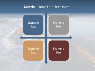 A Rocky Beach With Waves Crashing On It PowerPoint Template