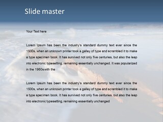 A Rocky Beach With Waves Crashing On It PowerPoint Template