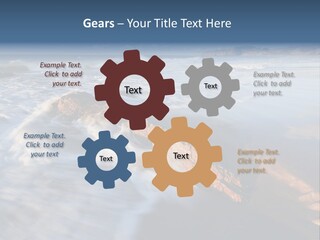 A Rocky Beach With Waves Crashing On It PowerPoint Template