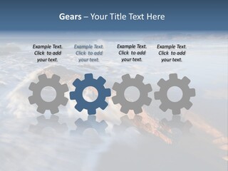 A Rocky Beach With Waves Crashing On It PowerPoint Template