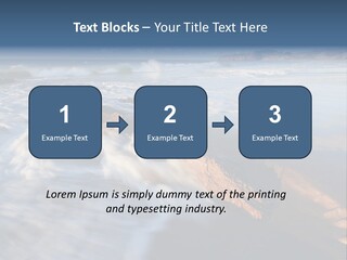 A Rocky Beach With Waves Crashing On It PowerPoint Template