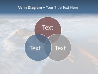 A Rocky Beach With Waves Crashing On It PowerPoint Template