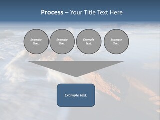 A Rocky Beach With Waves Crashing On It PowerPoint Template