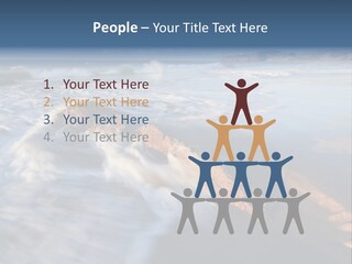 A Rocky Beach With Waves Crashing On It PowerPoint Template