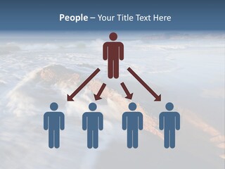 A Rocky Beach With Waves Crashing On It PowerPoint Template