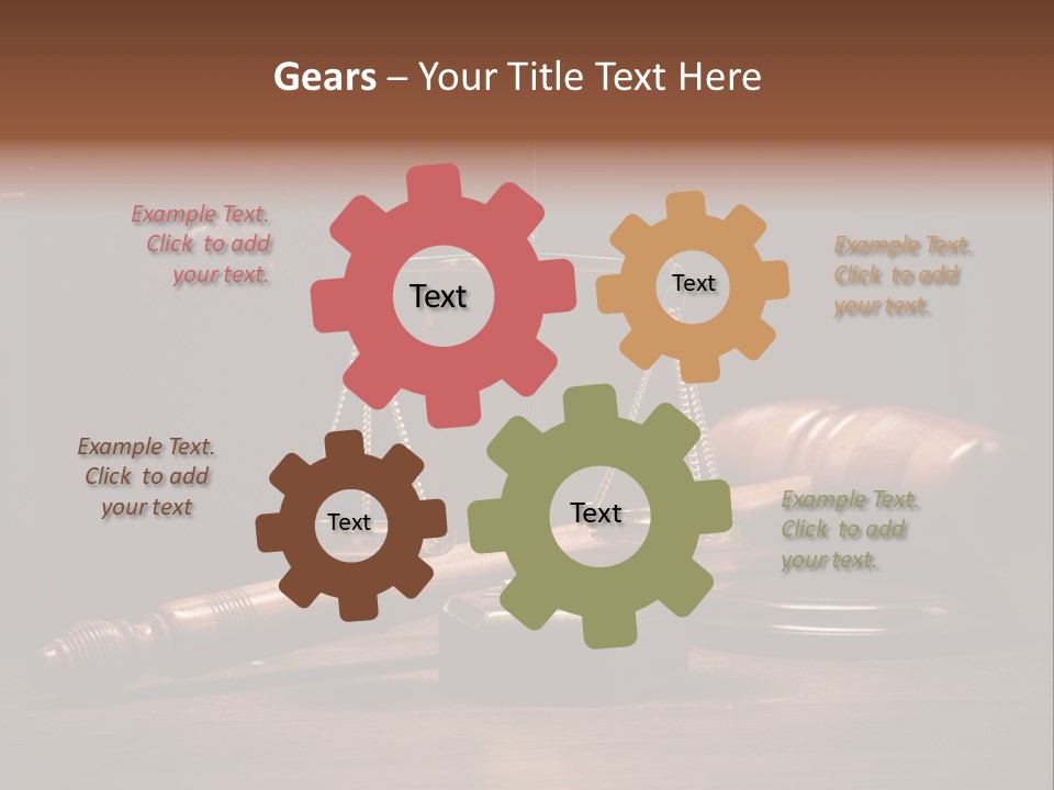 A Gaven And Scale On A Table With A Book In The Background PowerPoint Template