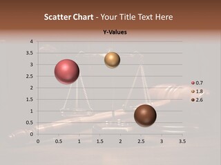 A Gaven And Scale On A Table With A Book In The Background PowerPoint Template