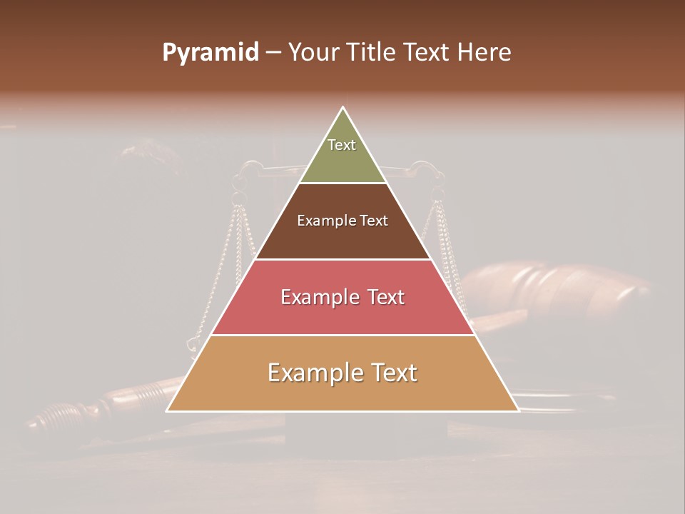 A Gaven And Scale On A Table With A Book In The Background PowerPoint Template