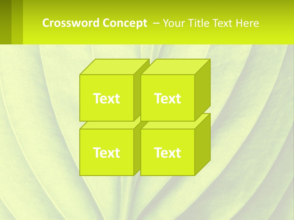 A Green Leaf Powerpoint Presentation PowerPoint Template