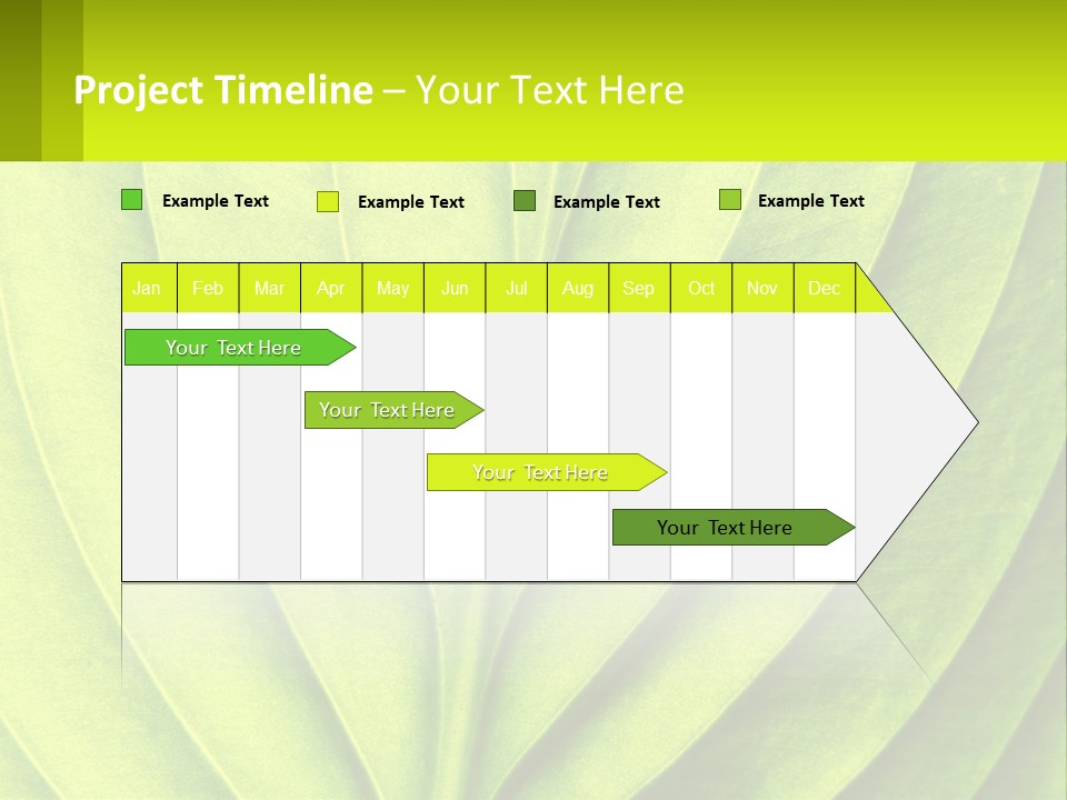A Green Leaf Powerpoint Presentation PowerPoint Template