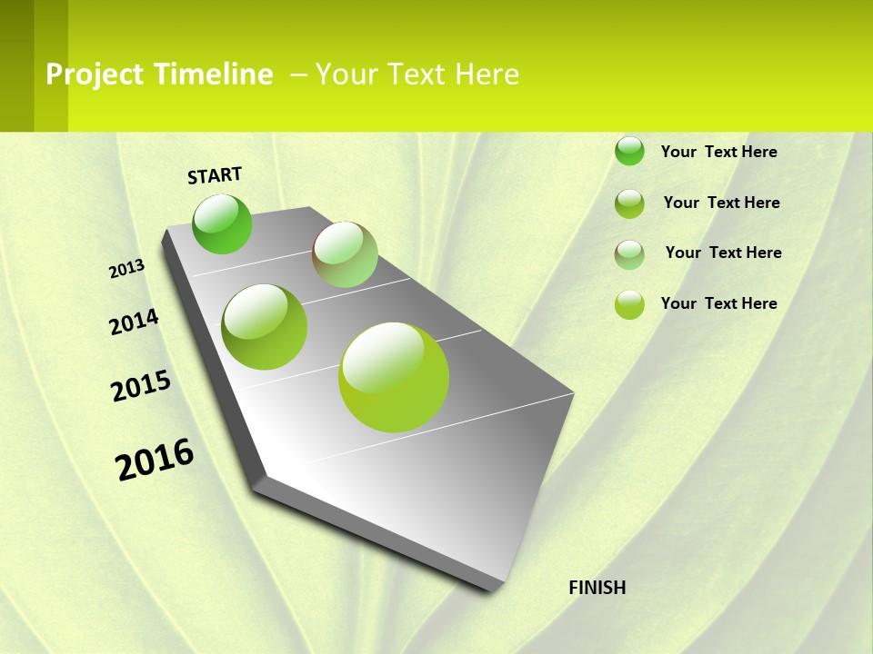 A Green Leaf Powerpoint Presentation PowerPoint Template