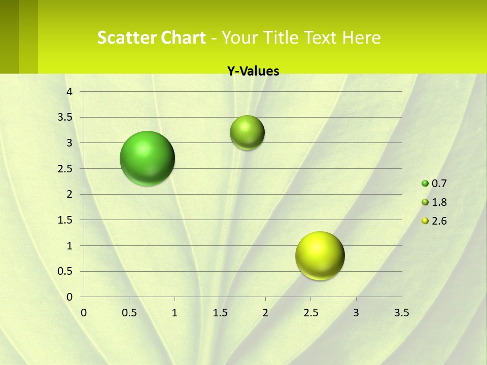 A Green Leaf Powerpoint Presentation PowerPoint Template