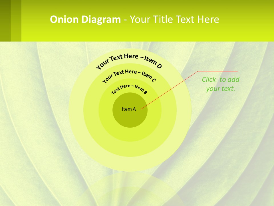 A Green Leaf Powerpoint Presentation PowerPoint Template