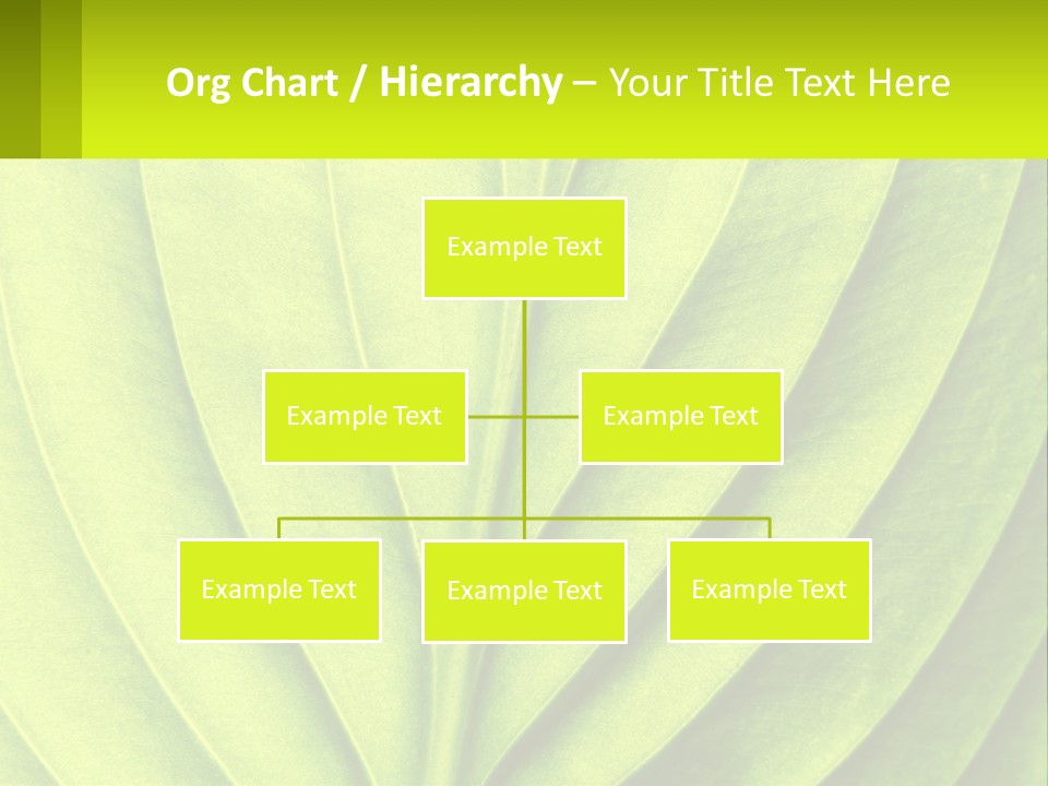 A Green Leaf Powerpoint Presentation PowerPoint Template